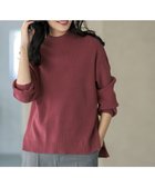 【エニィ スィス/any SiS】のCICA加工 ビューティ畔ボトルネック ニット アッシュローズ|ID: prp329100004710953 ipo3291000000034156778