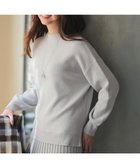 【エニィ スィス/any SiS】のCICA加工 ビューティ畔ボトルネック ニット シルバー|ID: prp329100004710953 ipo3291000000034466114