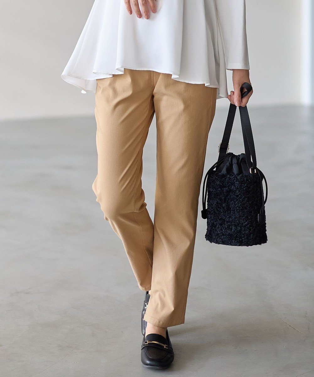 【エニー/ANY】の【ウエストゴム】7days裏起毛テーパードパンツ インテリア・キッズ・メンズ・レディースファッション・服の通販 founy(ファニー) 　ファッション　Fashion　レディースファッション　Fashion for Women　パンツ　Pants & Trousers　洗える　Machine Washable　シンプル　Simple, Minimal　スウェット / スエット　Sweatshirt, Sweatwear　ストレート　Straight, Straight Cut　スニーカー　Sneakers, Trainers　スリット　Slit, Slit Detail　ポケット　Pocket, Pocket Detail　A/W・秋冬　Autumn/Winter　おすすめ　Recommended / Our Picks　ビジネス 仕事 通勤　Business / Work / Commuting　キャメル|ID: prp329100004710957 ipo3291000000035589137