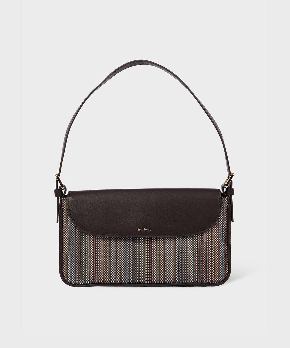 【ポール スミス/Paul Smith】のSignature Stripe トップハンドル バッグ インテリア・キッズ・メンズ・レディースファッション・服の通販 founy(ファニー) ファッション Fashion レディースファッション Fashion for Women バッグ Bags エレガント 上品 Elegant キャンバス Canvas, Canvas Fabric コーティング Coating, Coated Finish トレンド Trend, Trending Now フォルム Silhouette, Form フラップ Flap, Flap Pocket リュクス Luxury, Elegant, High-End, Chic ダークブラウン|ID: prp329100004710958 ipo3291000000034029067