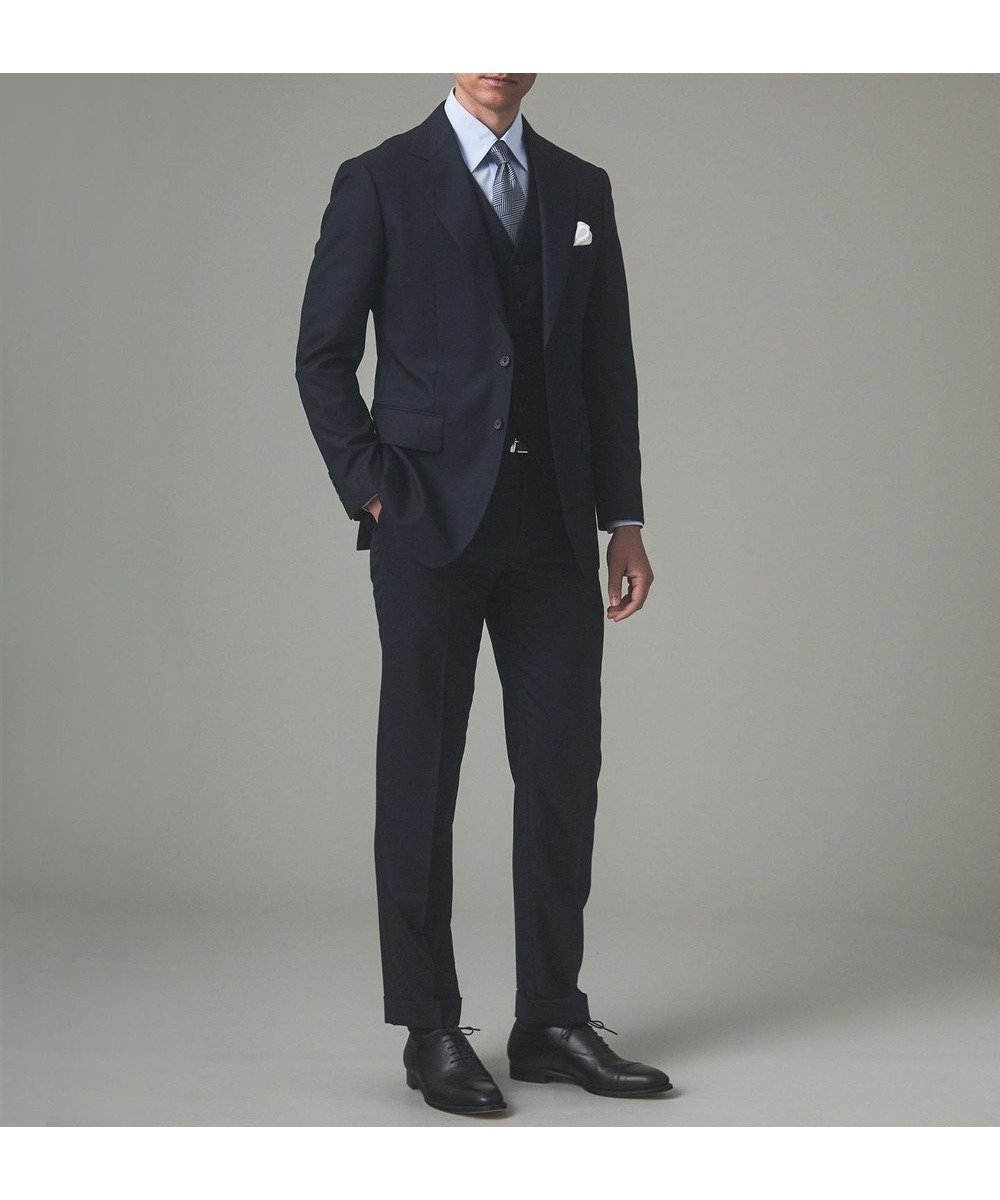 【五大陸/gotairiku / MEN】のシワになりにくい【御幸毛織/みゆきけおり】Superior160s 3ピーススーツ(ネイビー) 人気、トレンドファッション・服の通販 founy(ファニー) 　ファッション　Fashion　メンズファッション　Fashion for Men　セットアップ　Matching Sets　シェイプ　Shape, Slim Fit　ストレッチ　Stretch, Stretchy Fabric　スーツ　Suit, Formalwear　セットアップ　Set-Up, Coordinated Outfit　テーパード　Tapered, Tapered Pants　フラット　Flat, Flat Shoes　レギュラー　Regular, Standard Fit　A/W・秋冬　Autumn/Winter　S/S・春夏　SS, Spring/Summer, Warm Season　夏　Summer　 other-1|ID: prp329100004712227 ipo3291000000034037413