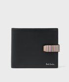 【ポールスミス/Paul Smith / MEN】のシグネチャーストライプタブ 2つ折り財布 ブラック|ID: prp329100004712233 ipo3291000000034037438