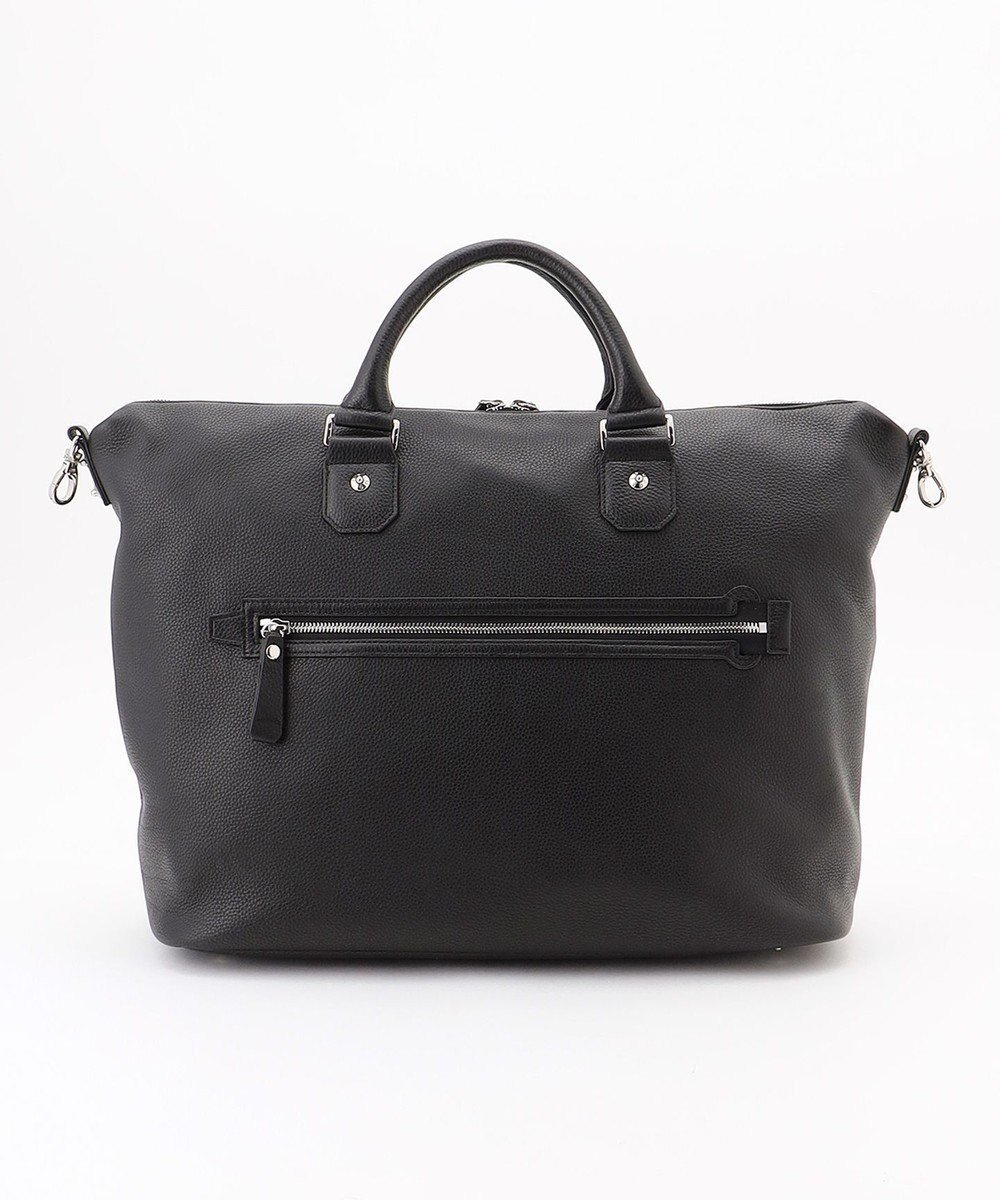 【ジョゼフ オム/JOSEPH HOMME / MEN】の【LEON 6月号掲載】オールレザーシュリンク BOSTON BAG インテリア・キッズ・メンズ・レディースファッション・服の通販 founy(ファニー) 　ファッション　Fashion　メンズファッション　Fashion for Men　バッグ　Bags　ボストンバッグ / 旅行&通勤にも便利　Boston Bags　6月号　June Issue, Jun. Edition　ショルダー　Shoulder, Shoulder Strap　ビジネス 仕事 通勤　Business / Work / Commuting　ボストンバッグ　Boston Bag, Retro Bag　ロング　Long, Long-Length　定番　Standard, Basic Item　雑誌　Magazine, Fashion Magazine　ブラック系|ID: prp329100004712234 ipo3291000000034037440
