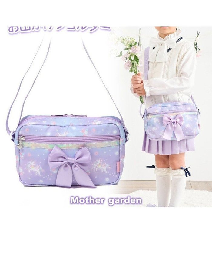 【マザーガーデン/Mother garden / KIDS】のマザーガーデン ユニコーン おでかけショルダー 《フラワー柄》 インテリア・キッズ・メンズ・レディースファッション・服の通販 founy(ファニー) https://founy.com/ ファッション Fashion キッズファッション Fashion for Kids ガーデン Garden, Gardening キャラクター Character, Licensed Characters ショルダー Shoulder, Shoulder Strap フラワー Flower, Floral ポケット Pocket, Pocket Detail |ID: prp329100004713084 ipo3291000000034047076