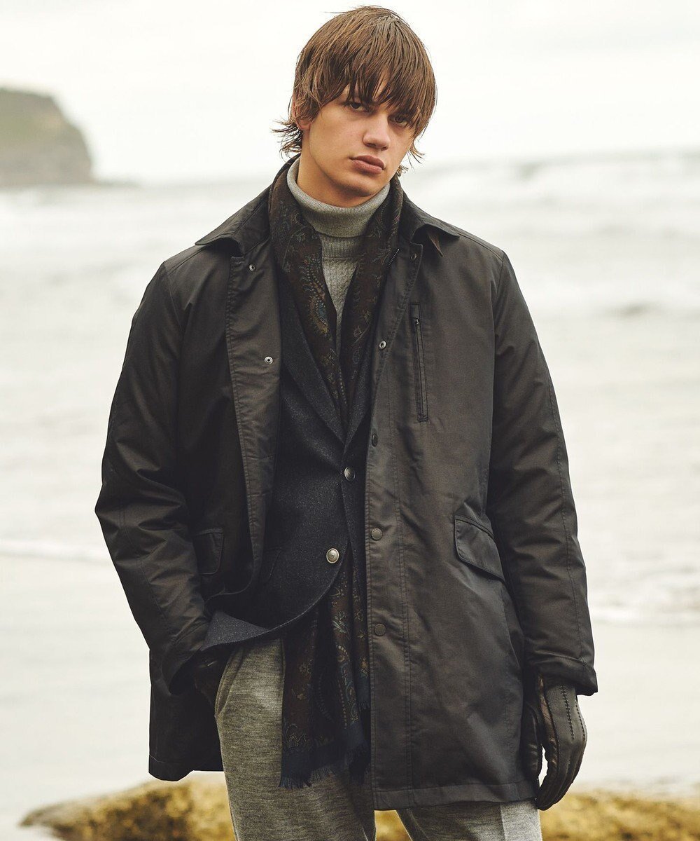 【ジョセフ アブード/JOSEPH ABBOUD / MEN】の【外せるダウンライナー/軽量/撥水】2WAYインターレース ダウンコート インテリア・キッズ・メンズ・レディースファッション・服の通販 founy(ファニー) 　ファッション　Fashion　メンズファッション　Fashion for Men　アウター　Men's Coats Outerwear　ダウンジャケット / 軽量ダウン　Down Jackets & Coats　軽量　Lightweight, Ultra Light　ジャケット　Jacket, Outerwear　スタイリッシュ　Stylish, Fashionable　ストレッチ　Stretch, Stretchy Fabric　スマート　Smart, Elegant　ダウン　Down, Puffer　パターン　Pattern, Design Print　ライナー　Liner, Inner Layer　レース　Lace, Lace Fabric　A/W・秋冬　Autumn/Winter　新作・新入荷　New Arrivals / New In　おすすめ　Recommended / Our Picks　エレガント 上品　Elegant　ビジネス 仕事 通勤　Business / Work / Commuting　ダークブラウン系|ID: prp329100004713104 ipo3291000000034047124