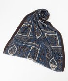 【ジョセフ アブード/JOSEPH ABBOUD / MEN】の【イタリア老舗Holliday Brown社製】ペイズリープリント ストール ネイビー系5|ID: prp329100004713105 ipo3291000000034243014