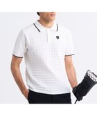 【23区 ゴルフ/23区GOLF / MEN】の【MEN】フラッグジャガードニットポロシャツ ストレッチ 半袖 ホワイト系|ID: prp329100004713108 ipo3291000000034243018
