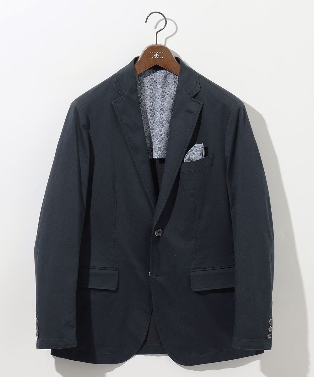 【ジョセフ アブード/JOSEPH ABBOUD / MEN】の【ストレッチ/JAPANファブリック】ヴィンテージコットンストレッチ ジャケット インテリア・キッズ・メンズ・レディースファッション・服の通販 founy(ファニー) 　ファッション　Fashion　メンズファッション　Fashion for Men　アウター　Men's Coats Outerwear　テーラードジャケット　Tailored Jackets & Blazers　サテン　Satin, Glossy Fabric　シンプル　Simple, Minimal　ジャケット　Jacket, Outerwear　ストレッチ　Stretch, Stretchy Fabric　ファブリック　Fabric, Textile　ベスト　Vest, Waistcoat　ヴィンテージ　Vintage Style　エレガント 上品　Elegant　夏　Summer　春　Spring　S/S・春夏　SS, Spring/Summer, Warm Season　ネイビー系|ID: prp329100004713124 ipo3291000000034047191
