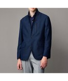【ジョセフ アブード/JOSEPH ABBOUD / MEN】の【清涼/軽量/ストレッチ/ソフト】プリントレノクロス コンバーチブル ジャケット ネイビー系|ID: prp329100004713126 ipo3291000000034724627