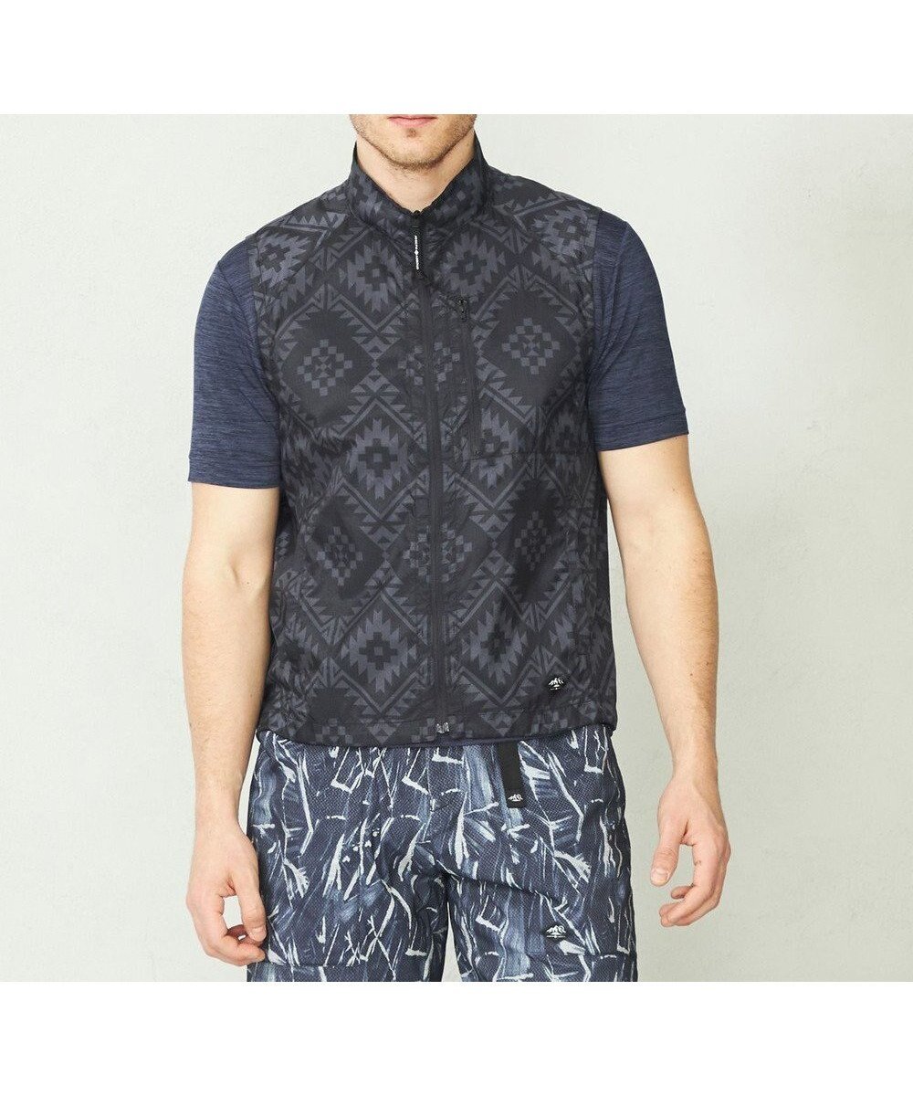【ジョセフ アブード マウンテン/JOSEPH ABBOUD MOUNTAIN / MEN】の【UNISEX】ポケッタブル ネイティブモチーベスト インテリア・キッズ・メンズ・レディースファッション・服の通販 founy(ファニー) 　ファッション　Fashion　メンズファッション　Fashion for Men　トップス・カットソー　Cut & Sew Tops　ベスト・ジレ　Vests & Gilets　小旅行　Short Trip　ユニセックス　Unisex, Genderless　コンパクト　Compact, Small Size　ネイティブ　Native, Ethnic Style　プリント　Print, Printed Pattern　ベスト　Vest, Waistcoat　ポケット　Pocket, Pocket Detail　夏　Summer　春　Spring　S/S・春夏　SS, Spring/Summer, Warm Season　ネイビー系7|ID: prp329100004713127 ipo3291000000034047200
