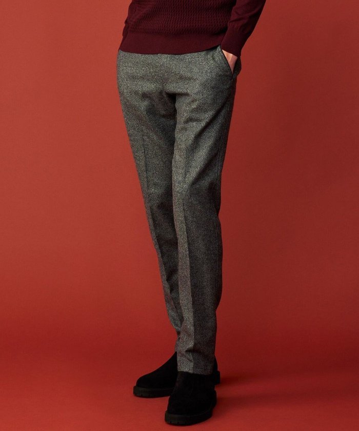【ジョセフ アブード/JOSEPH ABBOUD / MEN】の【ストレッチ/JAPANファブリック】カシミヤブレンドリサイクルウール パンツ インテリア・キッズ・メンズ・レディースファッション・服の通販 founy(ファニー) https://founy.com/ ファッション Fashion メンズファッション Fashion for Men ボトムス Bottoms シャーリング Shirring, Ruched ジャケット Jacket, Outerwear ストレッチ Stretch, Stretchy Fabric スマート Smart, Elegant ファブリック Fabric, Textile A/W・秋冬 Autumn/Winter |ID: prp329100004713131 ipo3291000000034047217