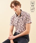 【23区 ゴルフ/23区GOLF / MEN】の【MEN】【吸水速乾/UVカット】YELL総柄プリントポロシャツ ネイビー系5|ID: prp329100004713133 ipo3291000000034047231