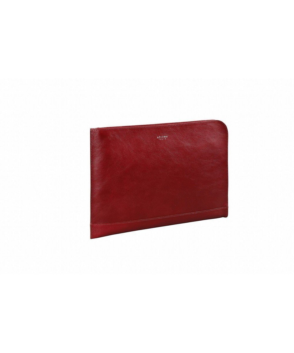 【エース バッグズ アンド ラゲッジ/ACE BAGS & LUGGAGE / MEN】のultima TOKYO ウルティマ トーキョー ライル クラッチバッグ A4サイズ セカンドバッグ オールレザー 冠婚葬祭・身の回り品収納に 77824 インテリア・キッズ・メンズ・レディースファッション・服の通販 founy(ファニー) 　ファッション　Fashion　メンズファッション　Fashion for Men　バッグ　Bags　おすすめ　Recommended / Our Picks　クラッチ　Clutch, Clutch Bag　シンプル　Simple, Minimal　フォーマル　Formal, Dressy　ポケット　Pocket, Pocket Detail　エレガント 上品　Elegant　レッド|ID: prp329100004713145 ipo3291000000034047278