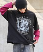 【ウィゴー/WEGO / MEN】のフェイクレイヤードグラフィックT(LS) レッドボーダー|ID: prp329100004713148 ipo3291000000034047286
