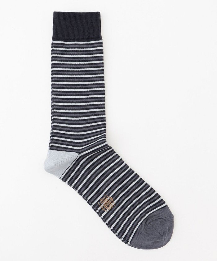 【ジェイ プレス/J.PRESS / MEN】の【カジュアル】ボーダーソックス インテリア・キッズ・メンズ・レディースファッション・服の通販 founy(ファニー) https://founy.com/ ファッション Fashion メンズファッション Fashion for Men シューズ・靴 Shoes ソックス Socks, Hosiery ボーダー Border, Stripe |ID: prp329100004713149 ipo3291000000034410284