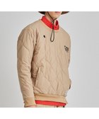 【ピーダブリュサーキュラス/PW CIRCULUS / MEN】の【MEN】ひょうたんキルティング中綿ブルゾン 人気、トレンドファッション・服の通販 founy(ファニー) ファッション Fashion メンズファッション Fashion for Men アウター Men's Coats Outerwear ブルゾンジャケット / カジュアルアウター Bomber Jackets & Blousons キルティング Quilted, Quilting キルト Quilt, Quilted Fabric ジャケット Jacket, Outerwear スタイリッシュ Stylish, Fashionable ストレッチ Stretch, Stretchy Fabric フィット Fit, Slim Fit ブルゾン Blouson, Bomber Jacket プリント Print, Printed Pattern ポケット Pocket, Pocket Detail ラウンド Round, Round Neck 冬 Winter / This Winter A/W・秋冬 Autumn/Winter 2024年 2024 ゴルフ Golf 2024-2025秋冬・A/W Autumn/Winter 2024–25 AW24–25 thumbnail ベージュ系|ID: prp329100004713156 ipo3291000000034047312