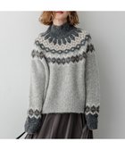 【23区/NIJYUSANKU】のシャギージャガード タートルネック ニット 人気、トレンドファッション・服の通販 founy(ファニー) ファッション Fashion レディースファッション Fashion for Women トップス・カットソー Cut & Sew Tops ニット Knit Tops & Sweaters タートルネック・ハイネックトップス Turtlenecks & High-Neck Tops コンパクト Compact, Small Size スリーブ Sleeve, Long Sleeve / Short Sleeve セーター Sweater, Knitwear タートルネック Turtleneck, High Neck 冬 Winter / This Winter A/W・秋冬 Autumn/Winter 2024年 2024 2024-2025秋冬・A/W Autumn/Winter 2024–25 AW24–25 thumbnail グレーベース|ID: prp329100004713169 ipo3291000000034047365