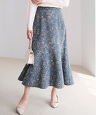 【エニィ スィス/any SiS】の【洗える】フラワープリントペプラム スカート 人気、トレンドファッション・服の通販 founy(ファニー) ファッション Fashion レディースファッション Fashion for Women スカート Skirts グログラン Grosgrain, Grosgrain Ribbon フェミニン Feminine, Girly フラワー Flower, Floral フレア Flare, Flared プリント Print, Printed Pattern ペプラム Peplum, Flared Hem 洗える Machine Washable A/W・秋冬 Autumn/Winter thumbnail グリーン系|ID: prp329100004713177 ipo3291000000034233220