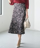 【エニィ スィス/any SiS】の【洗える】フラワープリントペプラム スカート 人気、トレンドファッション・服の通販 founy(ファニー) ファッション Fashion レディースファッション Fashion for Women スカート Skirts グログラン Grosgrain, Grosgrain Ribbon フェミニン Feminine, Girly フラワー Flower, Floral フレア Flare, Flared プリント Print, Printed Pattern ペプラム Peplum, Flared Hem 洗える Machine Washable A/W・秋冬 Autumn/Winter thumbnail スレート系|ID: prp329100004713177 ipo3291000000034233222