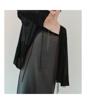 【イェッカ ヴェッカ/YECCA VECCA】の2wayラメシアーニット 人気、トレンドファッション・服の通販 founy(ファニー) ファッション Fashion レディースファッション Fashion for Women トップス・カットソー Cut & Sew Tops ニット Knit Tops & Sweaters おすすめ Recommended / Our Picks セーター Sweater, Knitwear フェミニン Feminine, Girly フレア Flare, Flared ポケット Pocket, Pocket Detail リボン Ribbon, Bow A/W・秋冬 Autumn/Winter 鹿の子 Piqué, Kanoko Fabric |ID:prp329100004713178