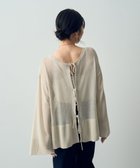 【イェッカ ヴェッカ/YECCA VECCA】の2wayラメシアーニット 人気、トレンドファッション・服の通販 founy(ファニー) ファッション Fashion レディースファッション Fashion for Women トップス・カットソー Cut & Sew Tops ニット Knit Tops & Sweaters おすすめ Recommended / Our Picks セーター Sweater, Knitwear フェミニン Feminine, Girly フレア Flare, Flared ポケット Pocket, Pocket Detail リボン Ribbon, Bow A/W・秋冬 Autumn/Winter 鹿の子 Piqué, Kanoko Fabric thumbnail Light Beige|ID: prp329100004713178 ipo3291000000034047393