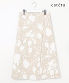 【23区/NIJYUSANKU】の【エステータ】ピグメントプリント スカート 人気、トレンドファッション・服の通販 founy(ファニー) ファッション Fashion レディースファッション Fashion for Women スカート Skirts 春 Spring キャンバス Canvas, Canvas Fabric シンプル Simple, Minimal フレア Flare, Flared プリント Print, Printed Pattern モノトーン Monotone, Black and White ラップ Wrap, Wrap Design S/S・春夏 SS, Spring/Summer, Warm Season 夏 Summer thumbnail フラックスxホワイト|ID: prp329100004713181 ipo3291000000034047402