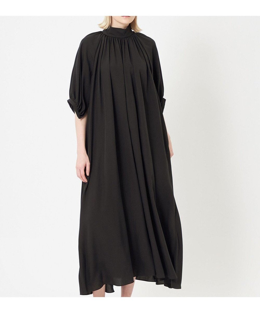 【ベイジ,/BEIGE,】の【WEB限定】JASPE / ギャザーワンピース 人気、トレンドファッション・服の通販 founy(ファニー) 　ファッション　Fashion　レディースファッション　Fashion for Women　ワンピース　Dresses　春　Spring　カフス　Cuff Design　キュプラ　Cupro, Eco Fabric　ギャザー　Gathered, Ruffled　スリーブ　Sleeve, Long Sleeve / Short Sleeve　ドレス　Dress, One-Piece　ドレープ　Drape, Draping Fabric　ハイネック　High Neck, Mock Neck　フォルム　Silhouette, Form　フラット　Flat, Flat Shoes　ヘムライン　Hemline, Bottom Cut　マキシ　Maxi, Full Length　リゾート　Resort, Vacation Style　S/S・春夏　SS, Spring/Summer, Warm Season　おすすめ　Recommended / Our Picks　夏　Summer　エレガント 上品　Elegant　 other-1|ID: prp329100004714186 ipo3291000000034058142