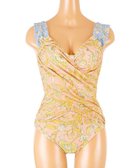 【三愛水着楽園/San-ai Resort】の【SALE】【Reir Premium】Columbia patch(Liberty Fabric) ワンピース水着 9号/11号 ピンク|ID: prp329100004714196 ipo3291000000034887267