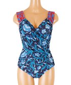 【三愛水着楽園/San-ai Resort】の【SALE】【Reir Premium】Columbia patch(Liberty Fabric) ワンピース水着 9号/11号 ネイビー|ID: prp329100004714196 ipo3291000000034887269