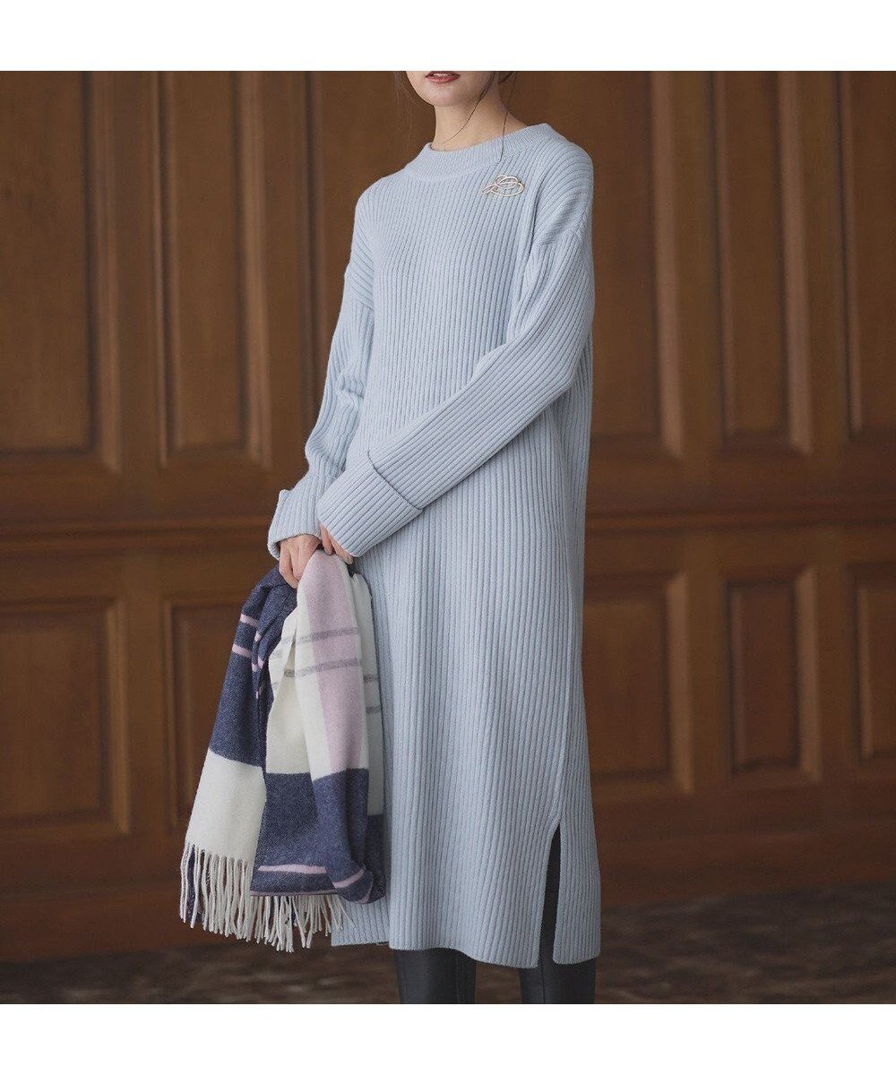 【組曲/KUMIKYOKU】の【飯豊まりえさん着用・Oggi12月号掲載】バルキーニット ワンピース インテリア・キッズ・メンズ・レディースファッション・服の通販 founy(ファニー) 雑誌掲載アイテム Magazine Picks & Fashion Features ファッション雑誌 Fashion Magazines オッジ Oggi ファッション Fashion レディースファッション Fashion for Women ワンピース Dresses ニットワンピース Knit Dresses 12月号 December Issue アクリル Acrylic Material ショルダー Shoulder, Shoulder Strap スリット Slit, Slit Detail ドロップ Drop Shoulder, Dropped Style バランス Balance, Style Balance ベスト Vest, Waistcoat レギンス Leggings, Stretch Pants ロング Long, Long-Length A/W・秋冬 Autumn/Winter 雑誌 Magazine, Fashion Magazine サックスブルー系|ID: prp329100004714198 ipo3291000000034308644