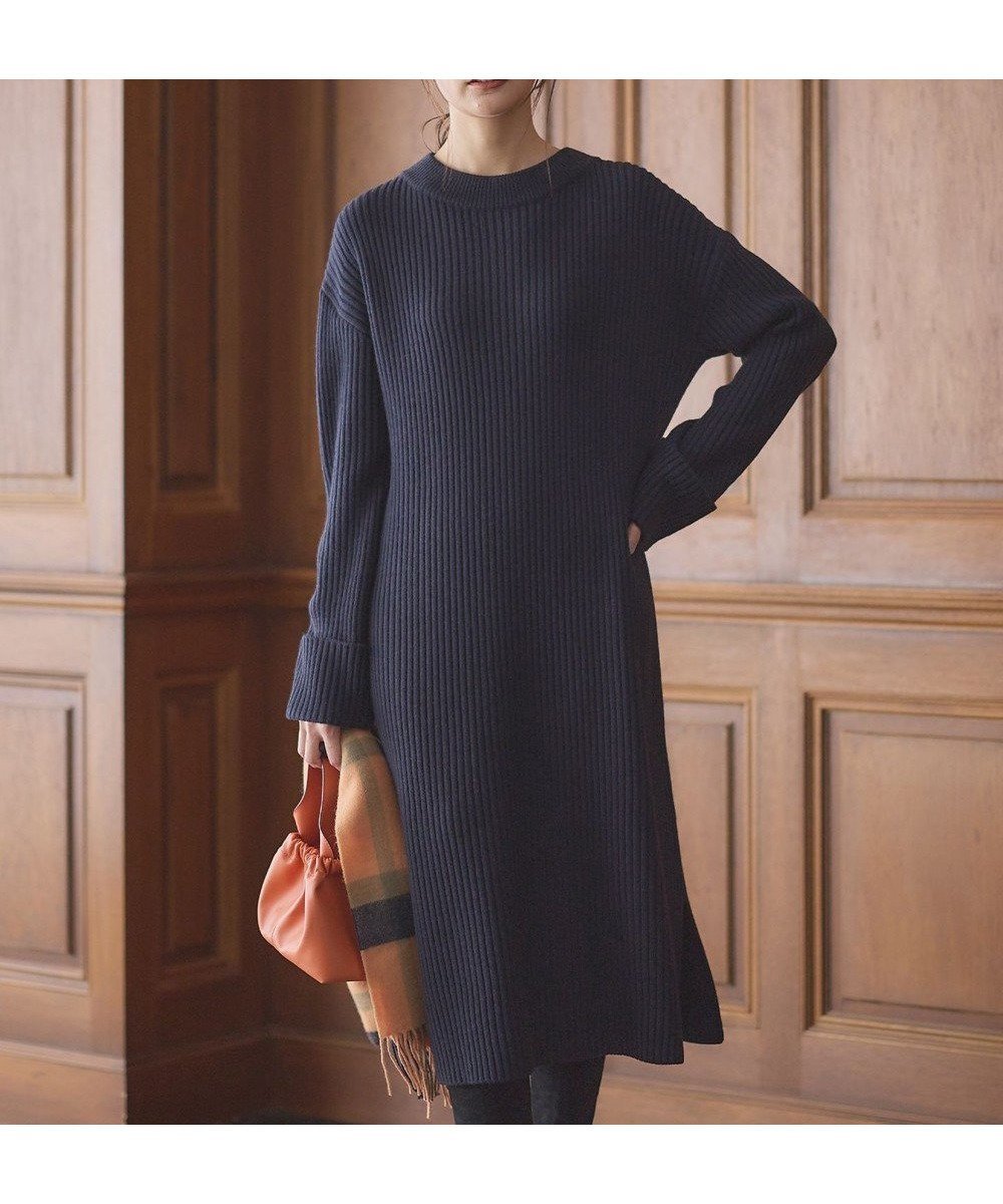 【組曲/KUMIKYOKU】の【飯豊まりえさん着用・Oggi12月号掲載】バルキーニット ワンピース インテリア・キッズ・メンズ・レディースファッション・服の通販 founy(ファニー) 雑誌掲載アイテム Magazine Picks & Fashion Features ファッション雑誌 Fashion Magazines オッジ Oggi ファッション Fashion レディースファッション Fashion for Women ワンピース Dresses ニットワンピース Knit Dresses 12月号 December Issue アクリル Acrylic Material ショルダー Shoulder, Shoulder Strap スリット Slit, Slit Detail ドロップ Drop Shoulder, Dropped Style バランス Balance, Style Balance ベスト Vest, Waistcoat レギンス Leggings, Stretch Pants ロング Long, Long-Length A/W・秋冬 Autumn/Winter 雑誌 Magazine, Fashion Magazine ネイビー系|ID: prp329100004714198 ipo3291000000034308645