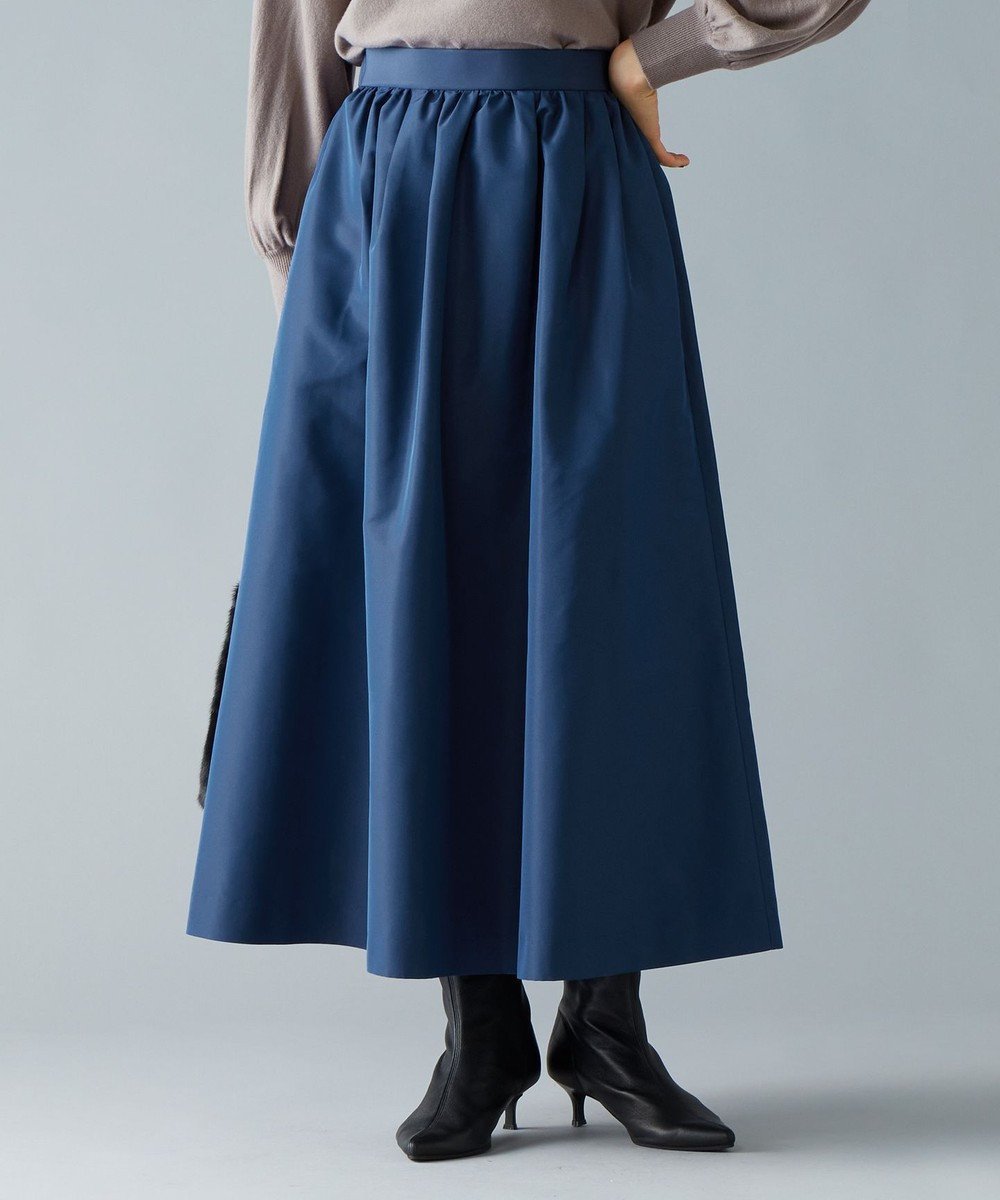 【自由区/JIYU-KU】の【撥水加工・洗える】エコタフタ スカート インテリア・キッズ・メンズ・レディースファッション・服の通販 founy(ファニー) ファッション Fashion レディースファッション Fashion for Women スカート Skirts ギャザー Gathered, Ruffled シンプル Simple, Minimal タフタ Taffeta, Structured Fabric フレア Flare, Flared 洗える Machine Washable A/W・秋冬 Autumn/Winter リッツブルー|ID: prp329100004714204 ipo3291000000034178505