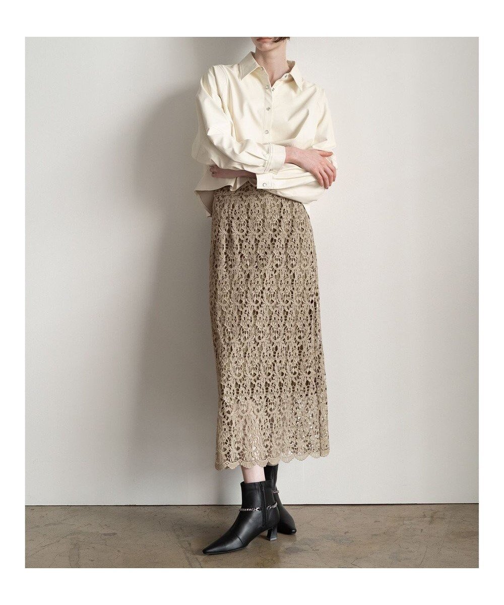 【テチチ/Te chichi】のケミカルレースナロースカート《2025Autumn catalog vol.2 item》 インテリア・キッズ・メンズ・レディースファッション・服の通販 founy(ファニー) ファッション Fashion レディースファッション Fashion for Women スカート Skirts 2025年 2025 2025-2026秋冬・A/W Autumn/Winter 2025–26 AW25–26 おすすめ Recommended / Our Picks ケミカル Chemical, Chemical Wash レース Lace, Lace Fabric 夏 Summer S/S・春夏 SS, Spring/Summer, Warm Season A/W・秋冬 Autumn/Winter ベージュ|ID: prp329100004714226 ipo3291000000034058319