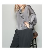 【テチチ/Te chichi】のドレープネックブラウス《2025Autumn catalog vol.2 item》 グレー|ID: prp329100004714229 ipo3291000000034058330