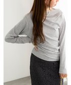 【テチチ/Te chichi】のスムースアシメロングスリーブプルオーバー《2025Autumn catalog vol.2 item》 グレー|ID: prp329100004714232 ipo3291000000036204677