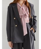 【テチチ/Te chichi】のダブルブレストジャケット(セットアップ可)《2025Autumn catalog vol.2 item》 チャコールグレー|ID: prp329100004714233 ipo3291000000036204694