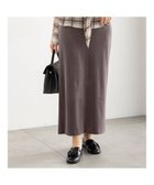 【テチチ/Te chichi】のベロアナロースカート《2025Autumn catalog vol.2 item》 グレー|ID: prp329100004714236 ipo3291000000036204787