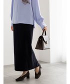 【テチチ/Te chichi】のベロアナロースカート《2025Autumn catalog vol.2 item》 ネイビー|ID: prp329100004714236 ipo3291000000036204793