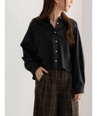 【テチチ/Te chichi】のファブリックアソートクロップトシャツ《2025Autumn catalog vol.2 item》 ブラック|ID: prp329100004714238 ipo3291000000034058362