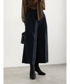 【テチチ/Te chichi】のパターンアソートワイドクロップトパンツ ネイビー|ID: prp329100004714242 ipo3291000000034058378