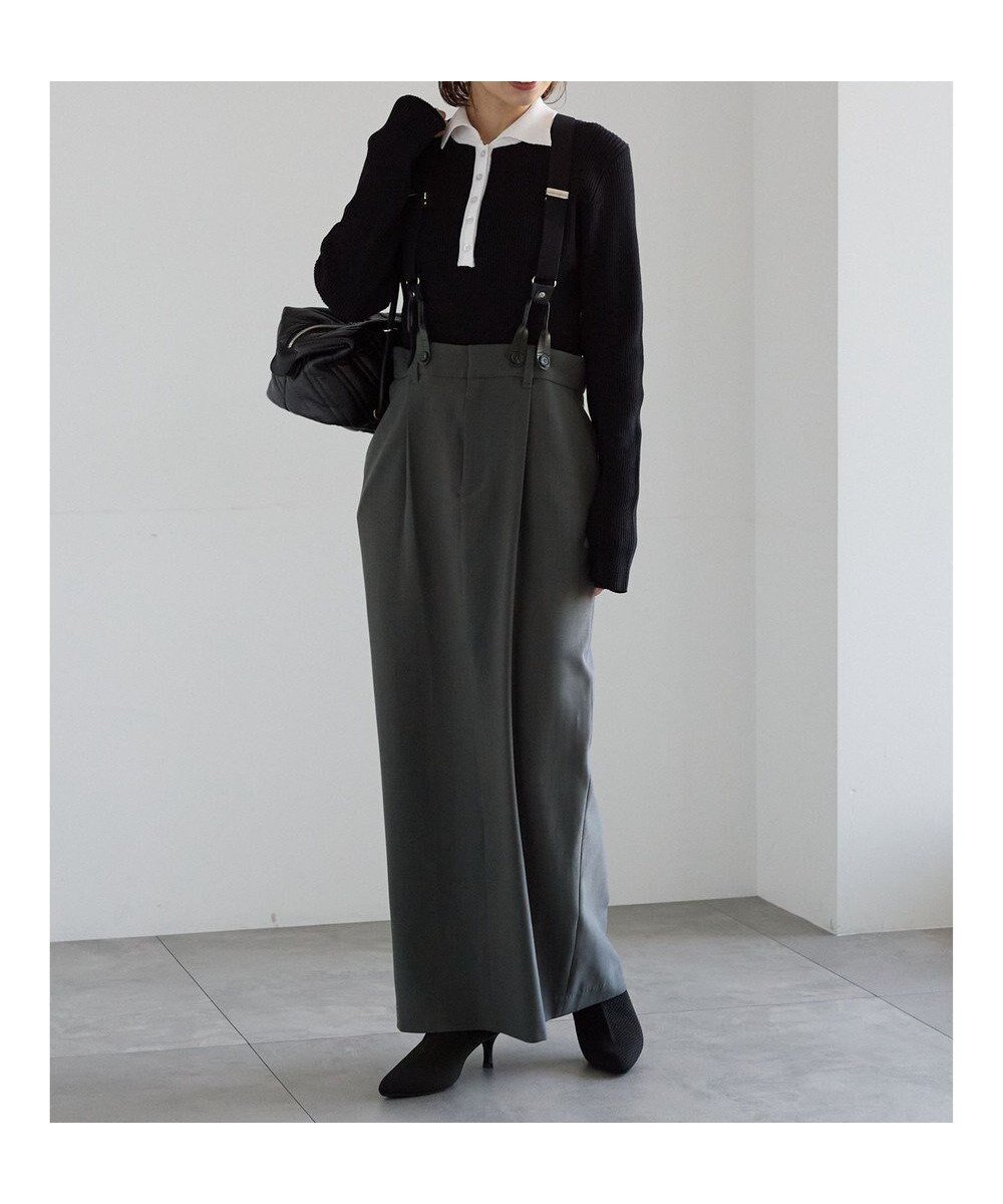 【テチチ/Te chichi】のサスペンダータイトスカート 人気、トレンドファッション・服の通販 founy(ファニー) 　ファッション　Fashion　レディースファッション　Fashion for Women　スカート　Skirts　サスペンダー　Suspenders, Braces　スリット　Slit, Slit Detail　ペンシル　Pencil, Pencil Skirt　マニッシュ　Mannish, Boyish　夏　Summer　S/S・春夏　SS, Spring/Summer, Warm Season　A/W・秋冬　Autumn/Winter　 other-1|ID: prp329100004714243 ipo3291000000034779444