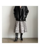 【テチチ/Te chichi】のレオパードジャガードフレアスカート《2025Autumn catalog vol.2 item》 グレー|ID: prp329100004714244 ipo3291000000034058383