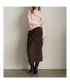【テチチ/Te chichi】のエコスエードベルテッドスカート《2025Autumn catalog vol.2 item》 ブラウン|ID: prp329100004714245 ipo3291000000034058387