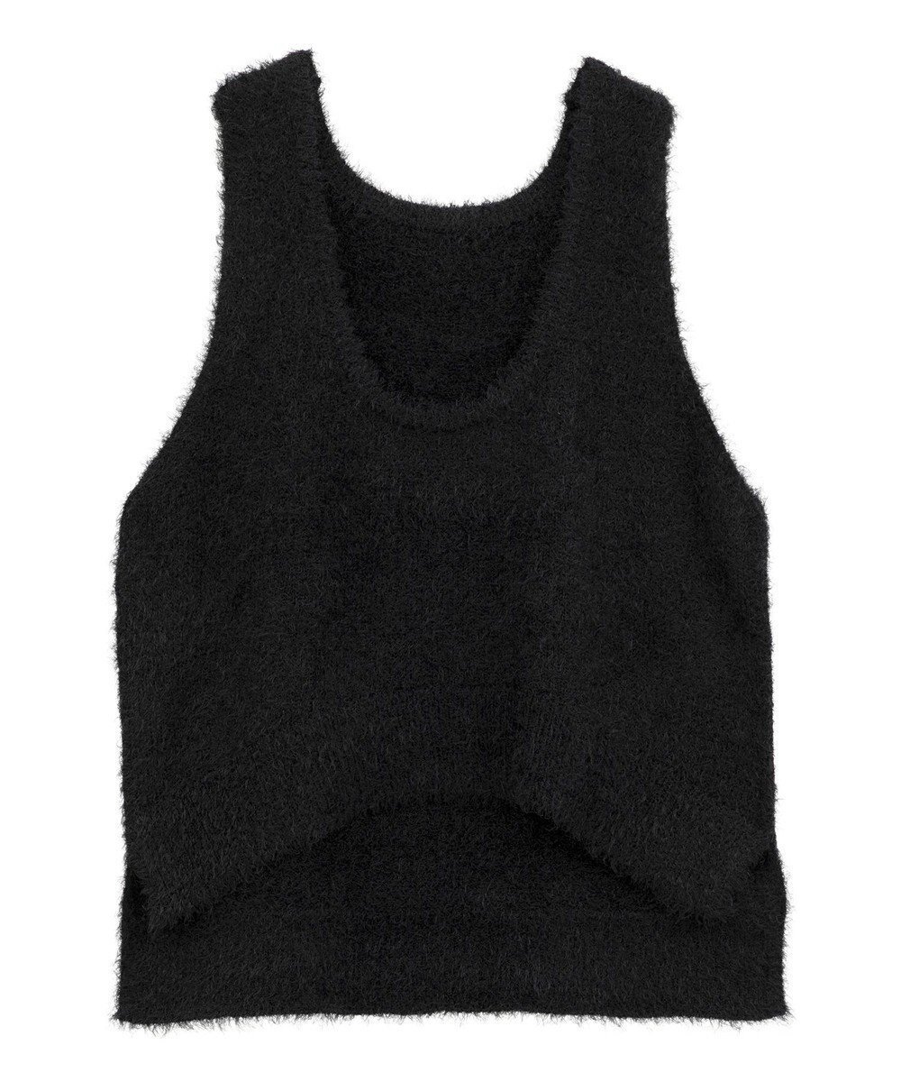【アースミュージックアンドエコロジー/earth music&ecology】のフェザーUネックニットベスト インテリア・キッズ・メンズ・レディースファッション・服の通販 founy(ファニー) ファッション Fashion レディースファッション Fashion for Women アウター Coat / Outerwear Collection トップス・カットソー Cut & Sew Tops ニット Knit Tops & Sweaters ベスト&ジレ / 重ね着スタイル Vests & Gilets インナー Innerwear シンプル Simple, Minimal フェザー Feather, Feather Detail フェザーヤーン Feather Yarn, Fluffy Yarn ベスト Vest, Waistcoat ボックス Boxy, Box Shape ポケット Pocket, Pocket Detail ロング Long, Long-Length A/W・秋冬 Autumn/Winter Black|ID: prp329100004714254 ipo3291000000035802019