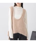 【アースミュージックアンドエコロジー/earth music&ecology】のフェザーUネックニットベスト Light Beige|ID: prp329100004714254 ipo3291000000035802031