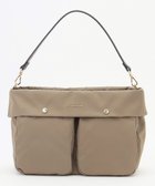 【ラ バガジェリー/LA BAGAGERIE】のダブルフロントポケット2WAYショルダー グレージュ|ID: prp329100004714258 ipo3291000000034058435