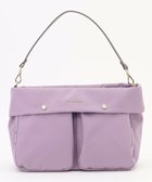 【ラ バガジェリー/LA BAGAGERIE】のダブルフロントポケット2WAYショルダー ライトパープル|ID: prp329100004714258 ipo3291000000034058437