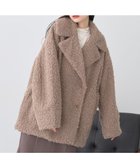 【アースミュージックアンドエコロジー/earth music&ecology】のループファーコート 人気、トレンドファッション・服の通販 founy(ファニー) ファッション Fashion レディースファッション Fashion for Women アウター Coat / Outerwear Collection コート・ロングコート・ピーコート Long Coats, Peacoats & More レディースジャケット・軽アウター Jackets おすすめ Recommended / Our Picks インナー Innerwear シンプル Simple, Minimal ジャケット Jacket, Outerwear ダブル Double, Double-Breasted フェミニン Feminine, Girly フォルム Silhouette, Form フロント Front, Front Design ポケット Pocket, Pocket Detail ループ Loop, Loop Knit 人気 Popular, Best Seller A/W・秋冬 Autumn/Winter thumbnail Gray Beige|ID: prp329100004714261 ipo3291000000035411701