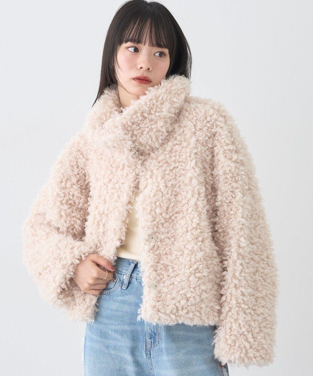 【アースミュージックアンドエコロジー/earth music&ecology】のプードルファーショートブルゾン インテリア・キッズ・メンズ・レディースファッション・服の通販 founy(ファニー) ファッション Fashion レディースファッション Fashion for Women アウター Coat / Outerwear Collection レディースジャケット・軽アウター Jackets ブルゾンジャケット・スポーティアウター Blouson Jackets ショート Short, Short Length ジャケット Jacket, Outerwear スタンド Stand Collar, Upright Stand ビッグ Big, Oversized ブルゾン Blouson, Bomber Jacket ポケット Pocket, Pocket Detail ロング Long, Long-Length ワイド Wide, Wide Fit A/W・秋冬 Autumn/Winter Cream|ID: prp329100004714263 ipo3291000000034058456