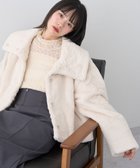 【アースミュージックアンドエコロジー/earth music&ecology】のファーショートブルゾン Cream|ID: prp329100004714264 ipo3291000000035393554